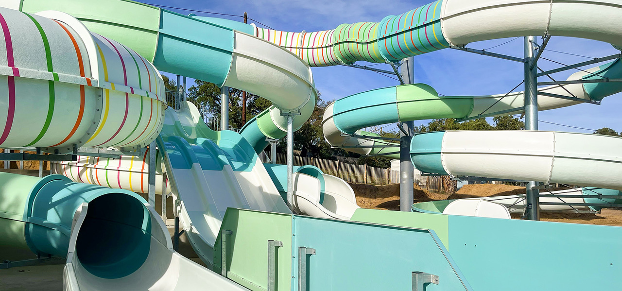 La vetta toboggan vue ensemble complete